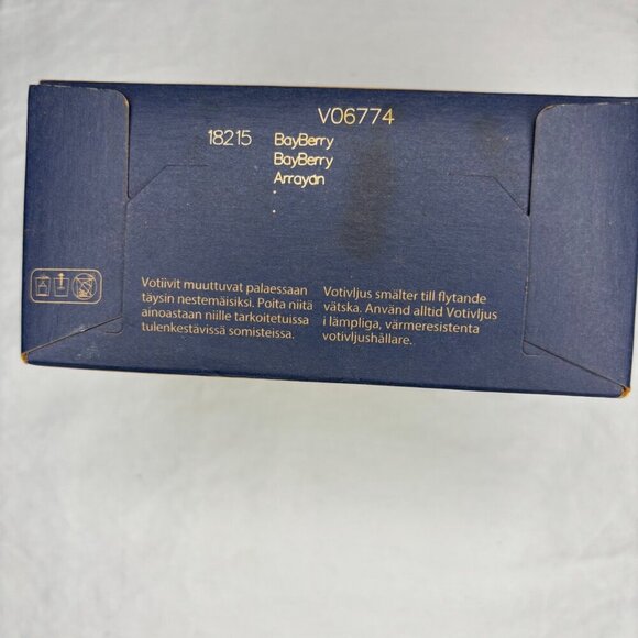 PARTY LITE New Votive Candles X6 BoyBerry - Picture 3 of 3